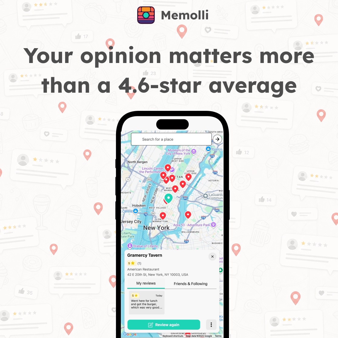 Your opinion matters more than a 4.6-Star average