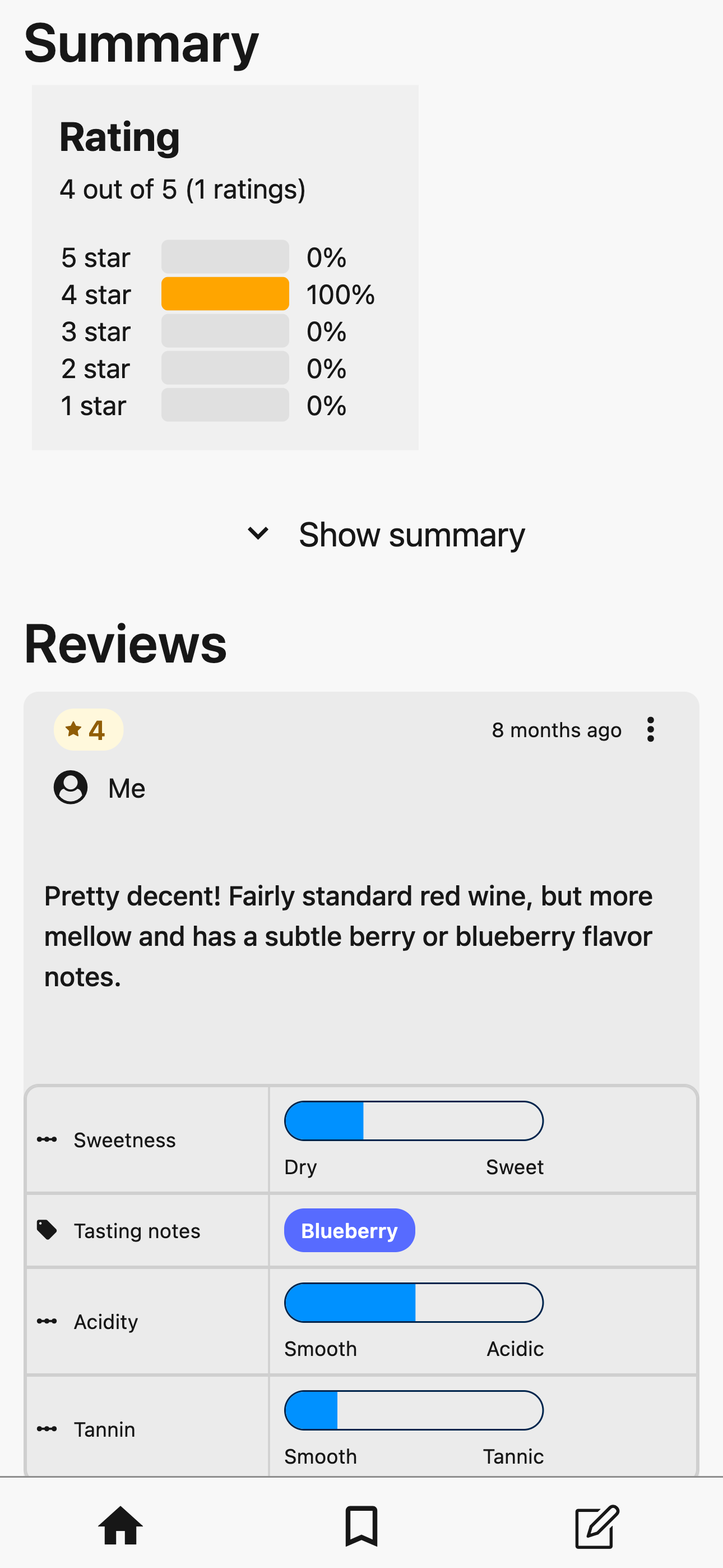 Get a summary of your reviews